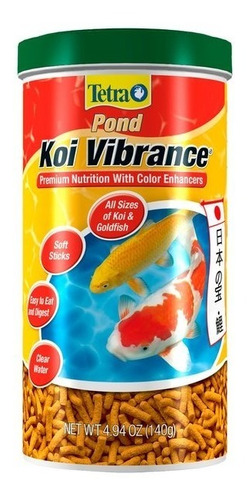 Tetra Pond Koi Vibrance 140 Gr Agua Fria Koi Estanques