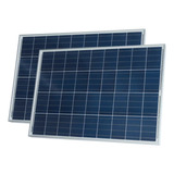 Oferta Pack X 2 Panel Solar Casa 90w Policristalino Enertik