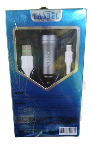 Cargador Usb Para Auto Dual + Cable Tipo C