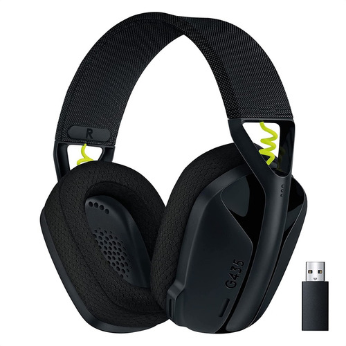 Diadema Gamer Inalámbrica + Bt, Logitech G435, Pc Ps4, Negra