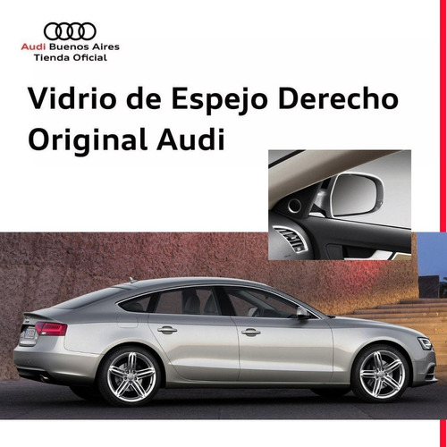 Vidrio De Espejo Derecho Audi A3, A4, A5, A6, A8 Y Q3 Audi Foto 6