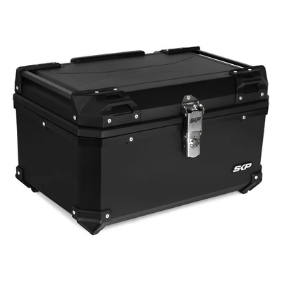 Maletero Para Moto Top Case Trasero Negro Polilauminio 60l Negro | Meses sin interés
