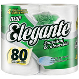 Papel Higienico Elegante  Ultra Suave Bolson 40 Rollos X 80m