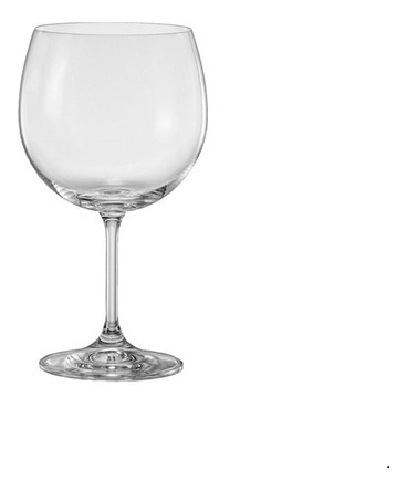 Taça De Cristal Bohemia Para Vinho Ou Gin 600ml Anna 1 Peça Cor Não Aplica