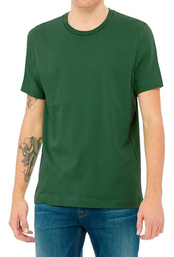 Remera Lisa Algodón Jersey Peinado Premium