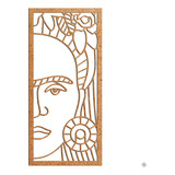 Cuadro Frida Kahlo Decorativo 31x68cm Mdf Flotante Diy Md8f
