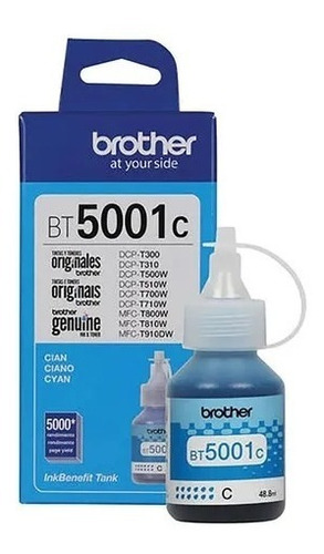 Tinta Brother Bt5001 Cian Magenta Amarillo Dcp-t300 500w Original C/u