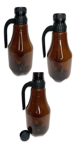 Botellón Plástico Growler 2l Ambar Jabón Liquido Bebidas X3u