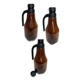 Botellón Plástico Growler 2l Ambar Jabón Liquido Bebidas X3u