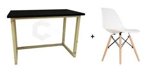 Mesa Multi Uso E Cadeira Eames Branco Black Friday