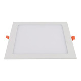 Foco Panel Plafón Led 12w Cuadrado Embutido Luz Fría