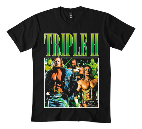 Playera Triple H Luchador Leyenda Wwe Vintage Retro