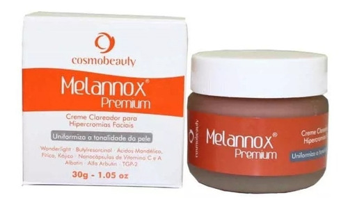 Melannox Premium Cosmobeauty Creme Clareador Intensivo Facia