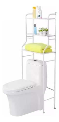 Repisa Baño Muebles Organizador Fierro Portatil Estantes Wc