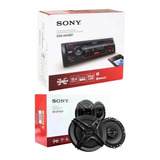 Paquete Autoestereo Sony Dsx-a410bt + Bocinas Xs-gtf1639 6.5