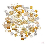 168x Anillos For El Cabello Anillos For Trenzas Colgantes