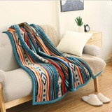 Ukeler Boho Sherpa Throw 60 X 50 - Mantas De Franela De Felp