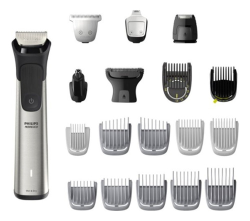 Máquina Philips Norelco Mg9510/60 Multigroomer Series 9000 Cor Prateado