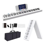 Veetop 88 Teclado Piano Plegable Piano Con Tamaño Completo, 