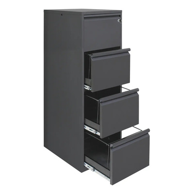 Archivero Metálico 4 Gavetas Carta Con Cerradura Mobicube Gris Hannah | Envío gratis