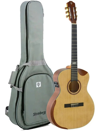 Violão Strinberg Nylon C Efeito Bag Ns Mgs Galaxy Sc301 Hcr 