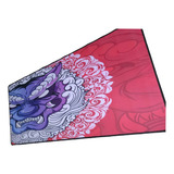 Mousepad Gamer Xxl Diseño Dragón Chino Rojo 90x40cm