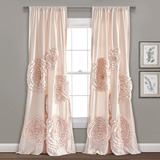 Lush Decor  Blush Serena Drape | Panel De Ventana Para Salo