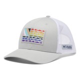 Gorra De Baseball Columbia; Gris/blanco