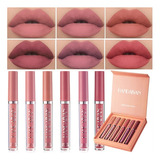 6pcs Matte Lip Cosmetic Long Lasting Lipstick Set 1
