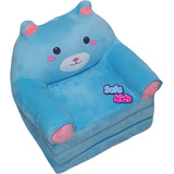 Silla Cojín Almohada Regalo Plegable Niños Bebes Peluche Oso