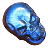 Máscara De Calavera De Cristal Mini Labradorita