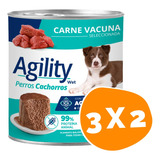 Lata Agility Perro Cachorro Carne 340g Pack 3 Unidades