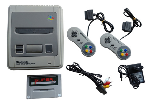 Super Nintendo / Super Famicom De Los Años 90 Con Cartucho