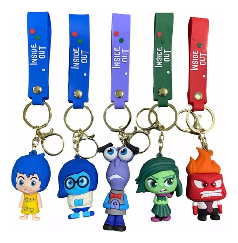 10 Pzas Llaveros Mayoreo - Intensamente - Inside Out, Disney