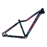 Quadro Aro 29 Bike Mtb Havoc Feminino Alumínio 15 Preto Rosa