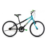 Bicicleta Aro 20 Masculina Bike Esporte Verde/preto Houston