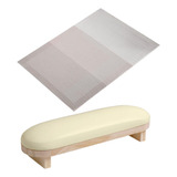 Reposabrazos Para Manicura Y Pedicura, Soporte Beige