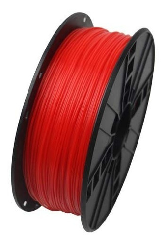 Filamento Impresion Impresora 3d Pla 500gr 1.75mm Rojo Fluor