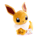 Peluche Mediano Pokemon Eevee Sentado Fel  Japon Golden Toys