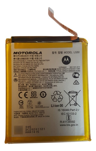 Batería Original Motorola Mod. Lg50 / Para One Fusion Plus