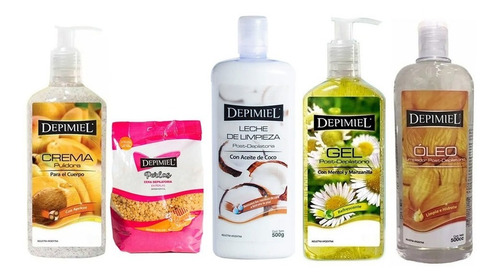 Cera Depimiel + Exfoliante Oleo Gel Post Depilatorio Set Kit