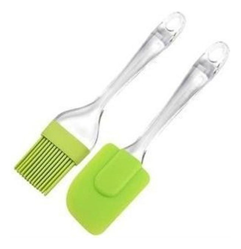 Set Pincel + Espatula De Silicona Carol-