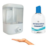 Dispensador De Jabón O Gel 500ml+gel Antibacterial 500m