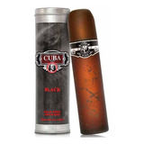 Perfume Cuba Black Edt Original E Lacrado + Amostra