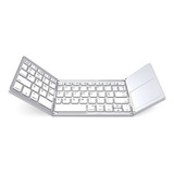 Mini Teclado Dobrável Bt Touchpad Para iPad Celular Tablet .