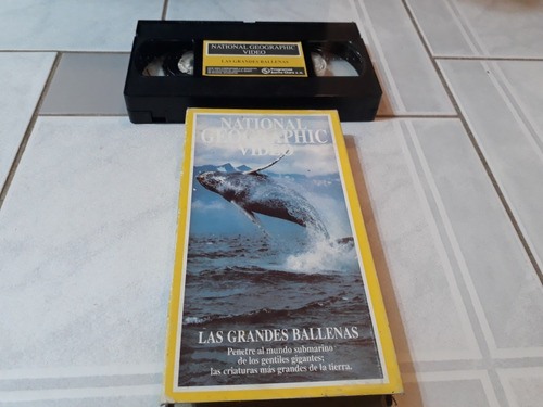 Vhs Las Grandes Ballenas - National Geographic Nº 8