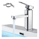 Grifo Baño Llave Monomando Fregadero Mezcladora Inoxidable