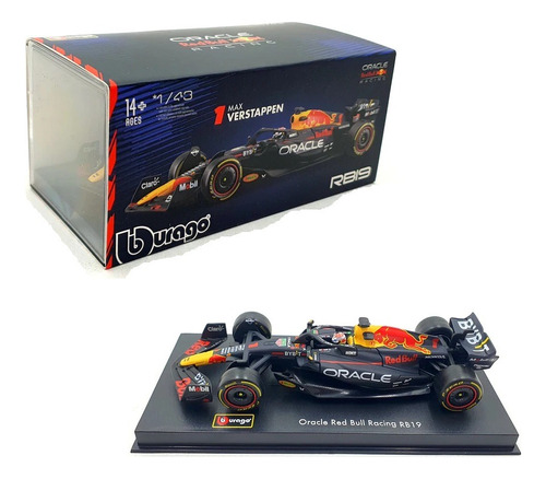 Fórmula 1 Max Verstappen Rb19 Escala 1:43 Oracle Red Bull 