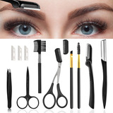 Kit Cuchillas Depilador Perfilador Cejas Vello Facial 