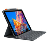 Capa Com Teclado Logitech Slim Folio P/ iPad 3°geração Preto